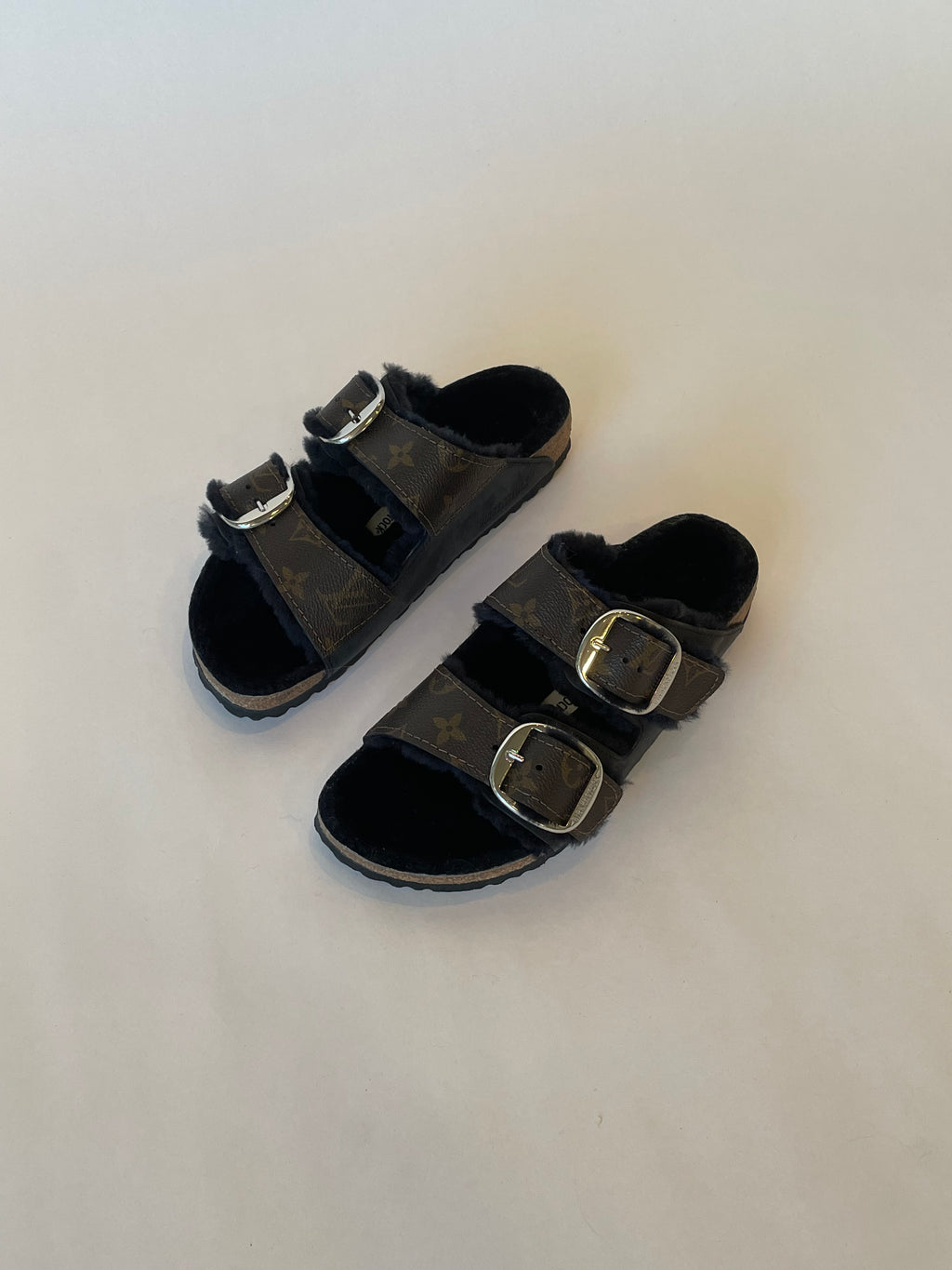 "Silver Teddy" Classic Brown Custom Birkenstocks