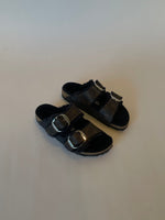 "Silver Teddy" Classic Brown Custom Birkenstocks