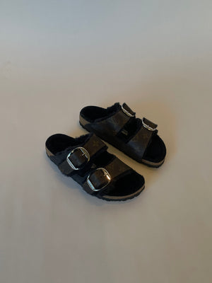 "Silver Teddy" Classic Brown Custom Birkenstocks