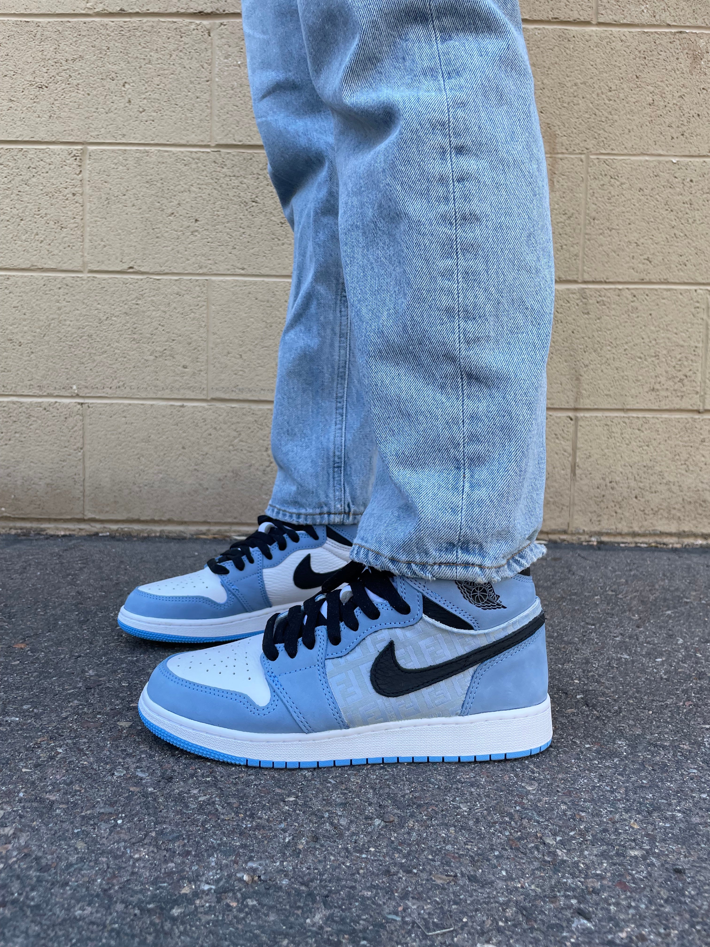 "Ice Blue" Custom Jordan 1