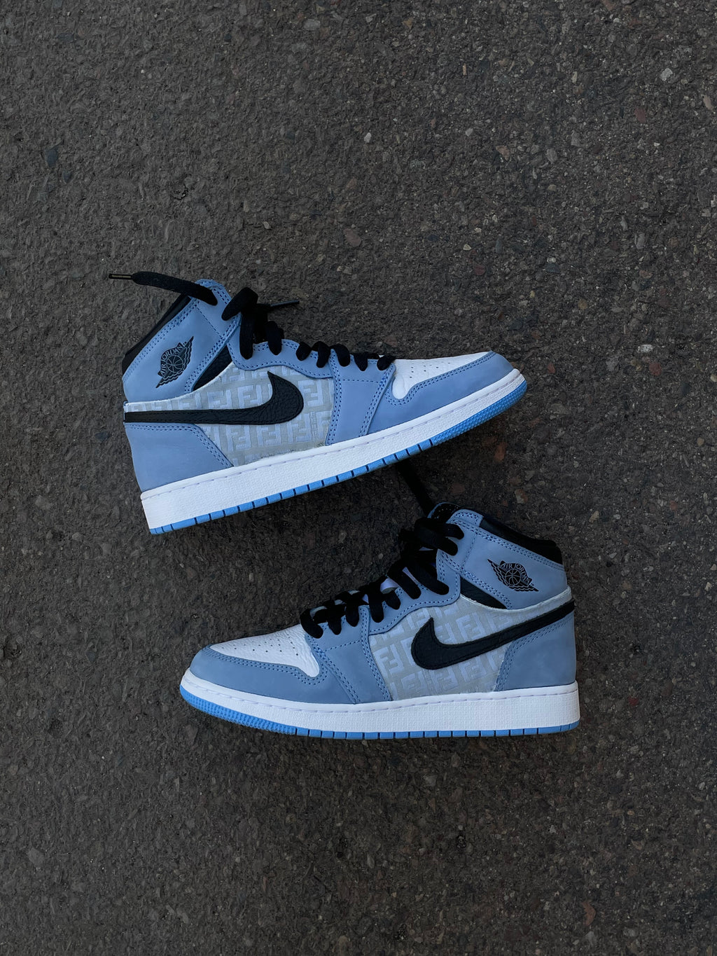 "Ice Blue" Custom Jordan 1