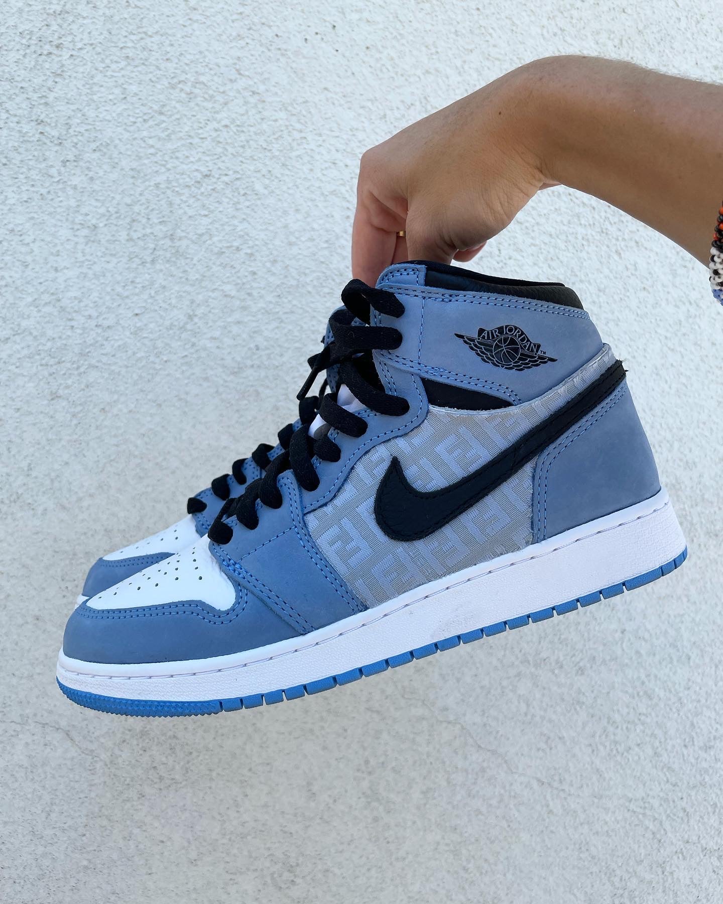 "Ice Blue" Custom Jordan 1