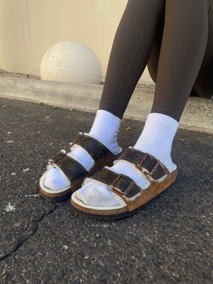 "Teddy" Classic Brown Custom Birkenstocks