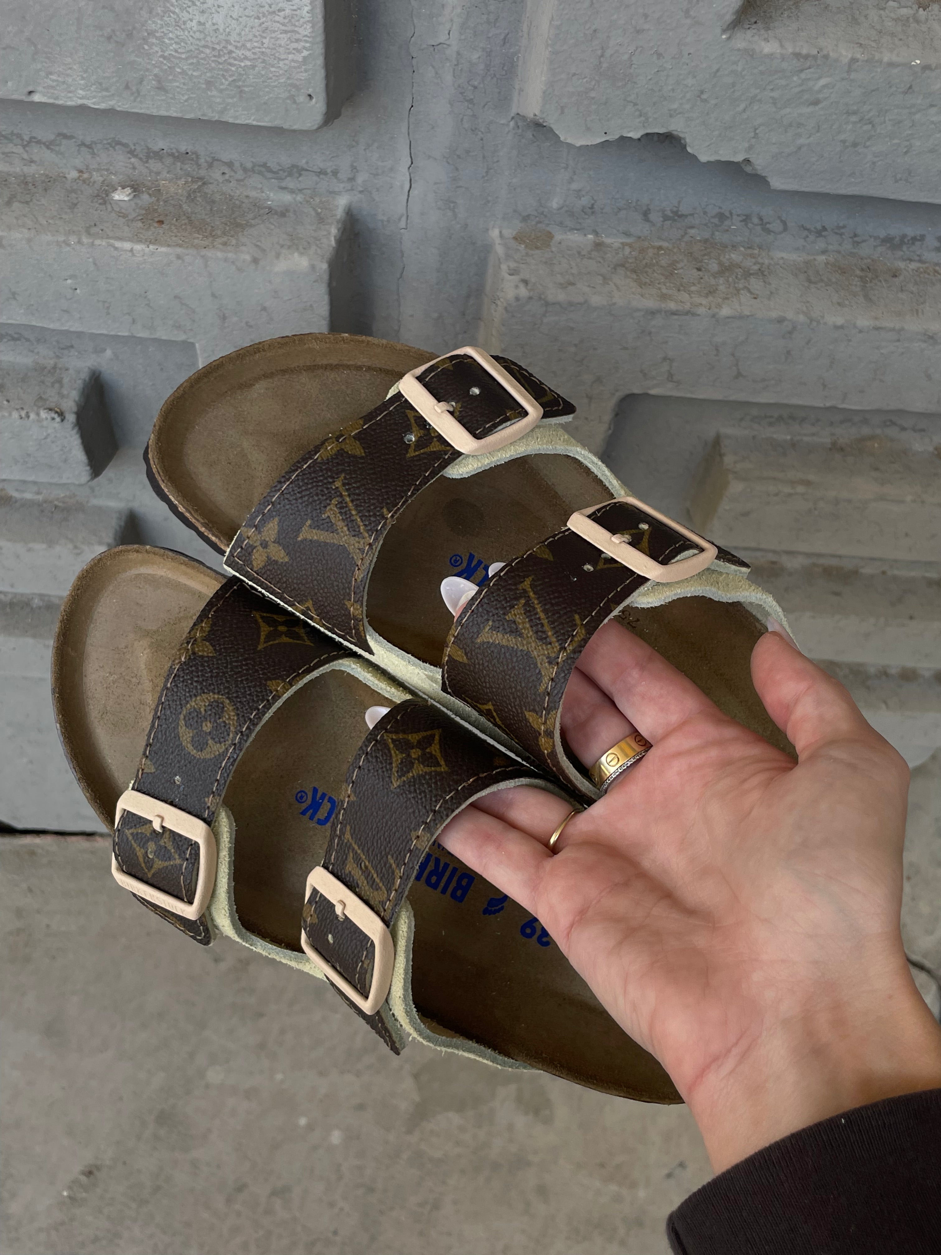 "Classic Brown" Custom Birkenstocks